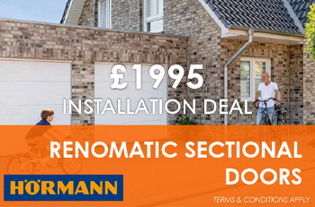LOCAL PRICE Hormann RenoMatic Sectional Door & Installation for just £1995
